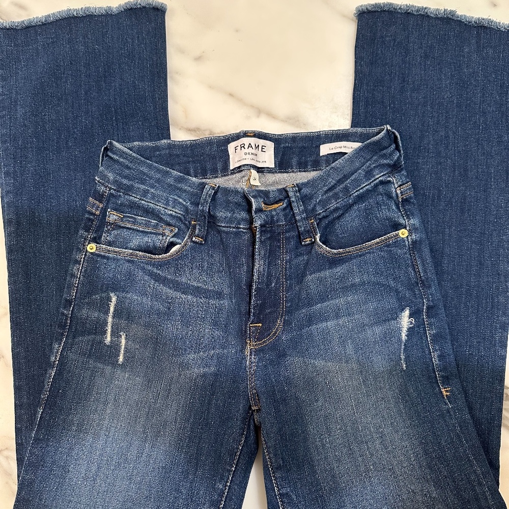 Frame Le Crop Mini Boot Jeans